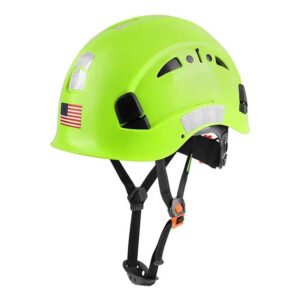 Safety Helmet HMW ABS-Ratchet Type With Textile Suspension Ventilation & Chin Strap