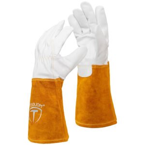 Tig Gloves 16Inch Grey/White